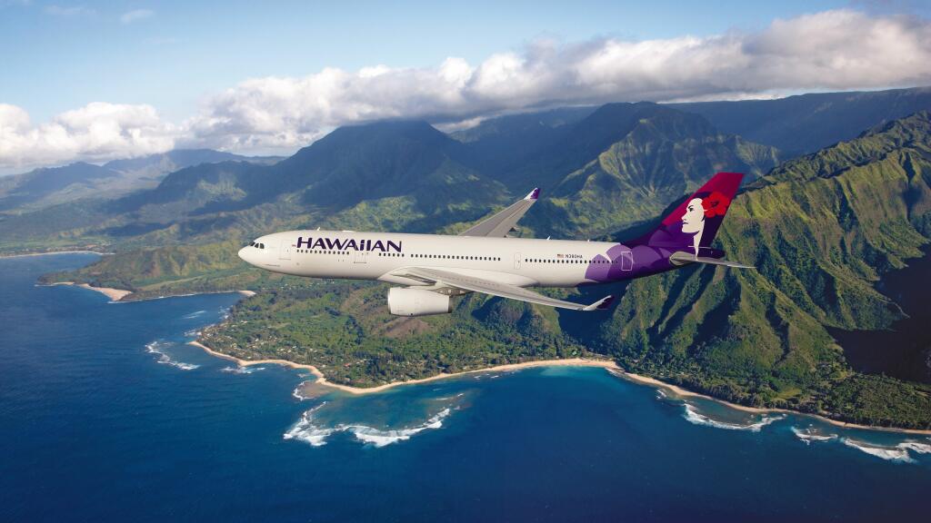 Hawaiian airline plane