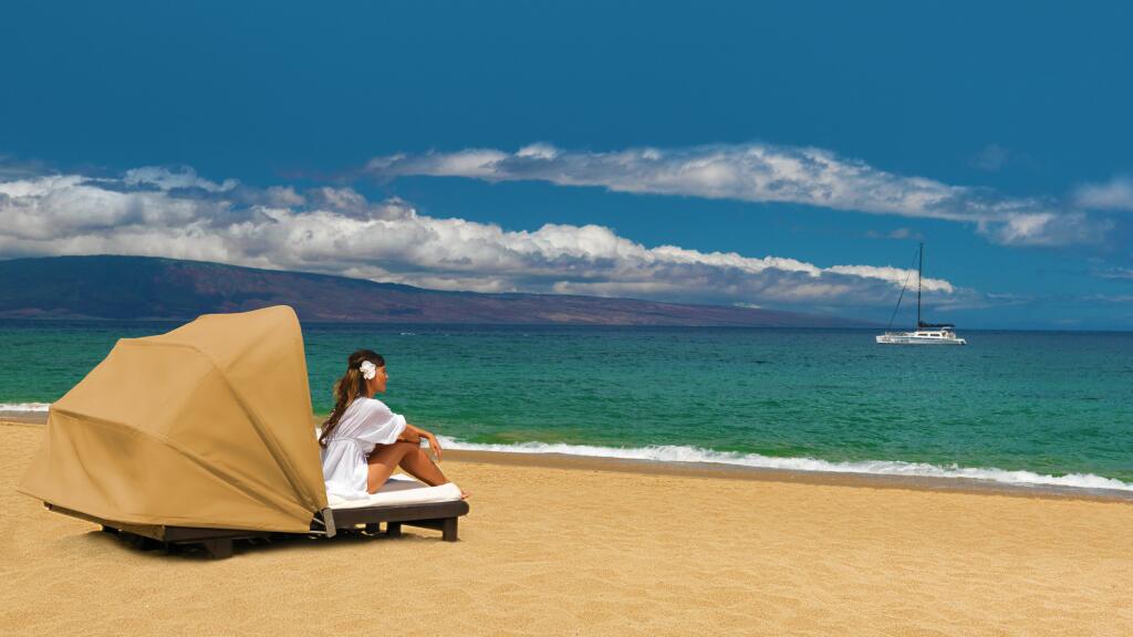 Maui, Hawaii - Beach Cabana