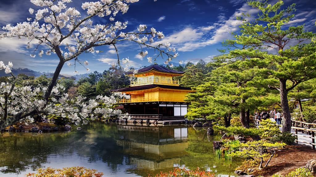 Japan - Kyoto, Gold Temple (Golden Pavilion)