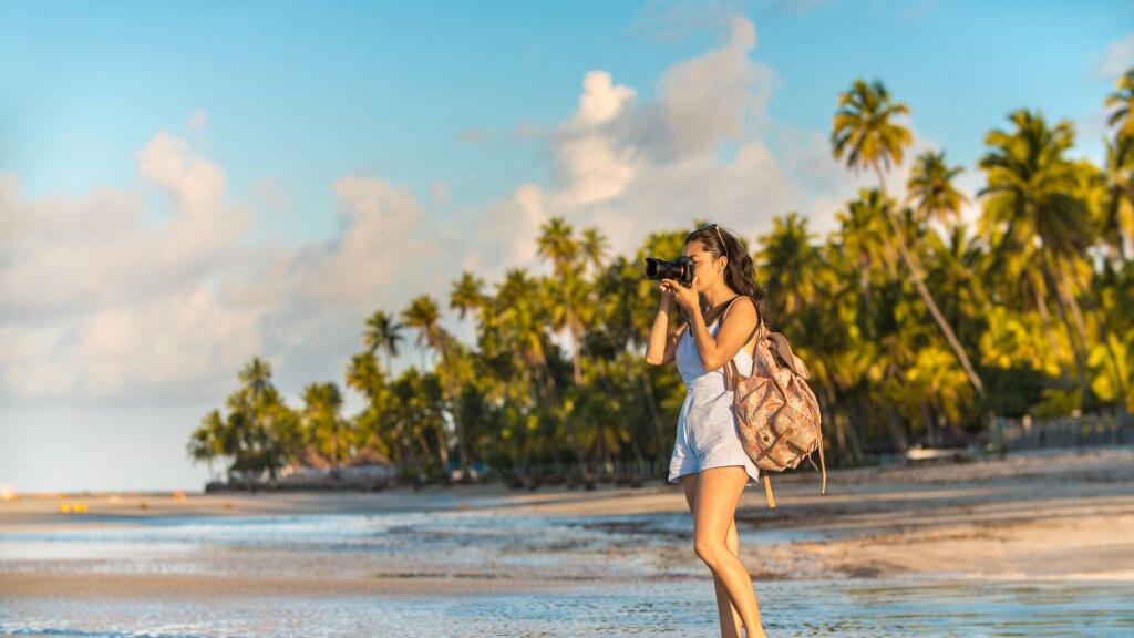 Photographer on Beach