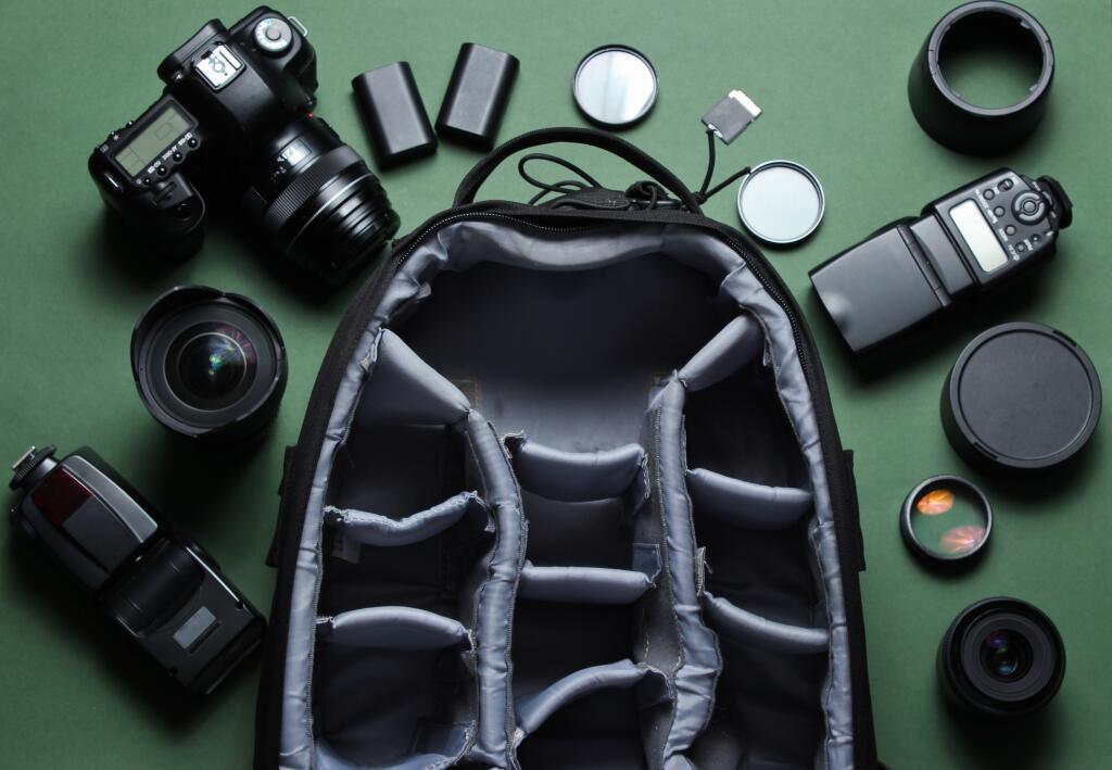 Travel Photography Flat Lay