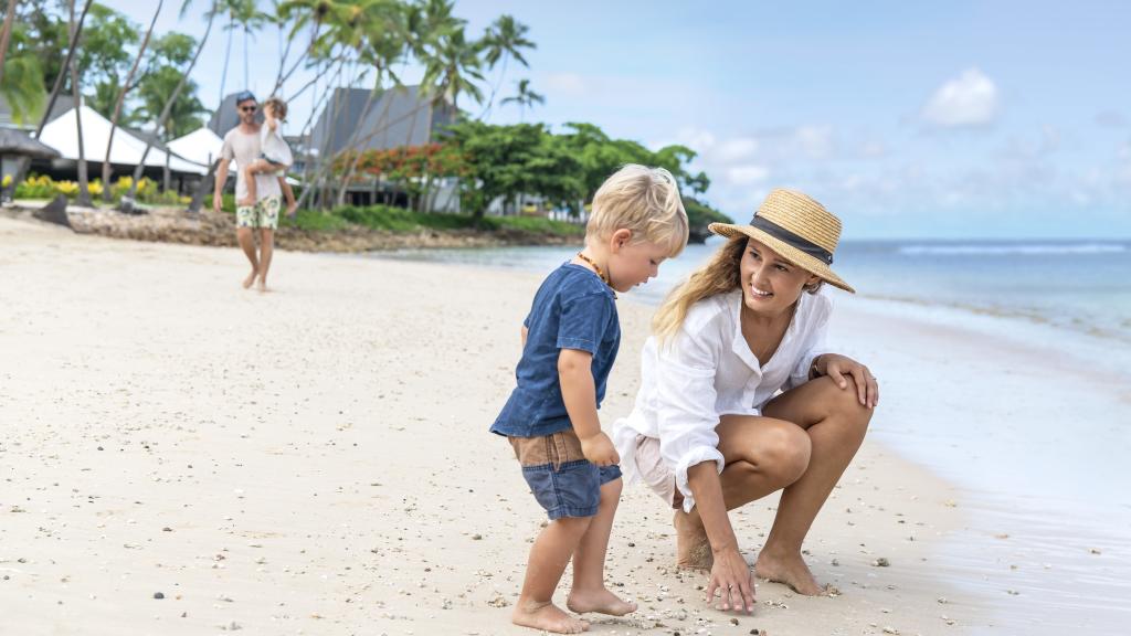 Family on Fiji Beach