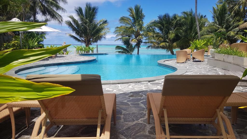 Lagoon view from pool