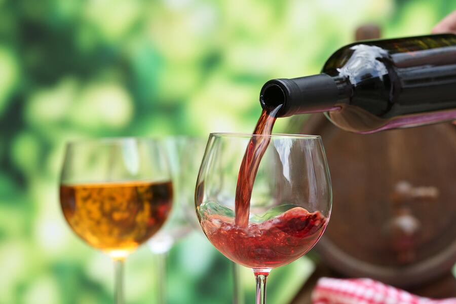 Generic Stock Images - Red Wine & Glass