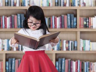 Generic Stock Images - Reading in Library