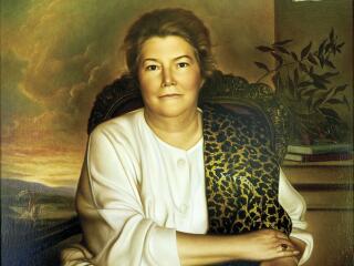 Colleen McCullough painting