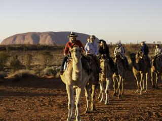 Uluru Camel Sunrise Tour - Tourism NT - Helen Orr
