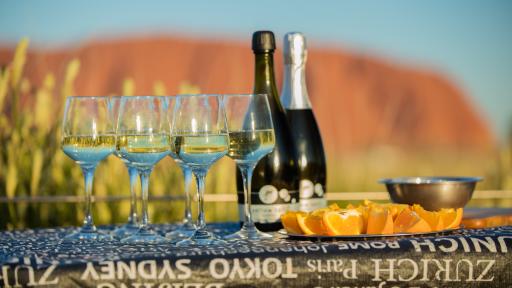 Uluru Sunset - Sparkling wine and nibbles