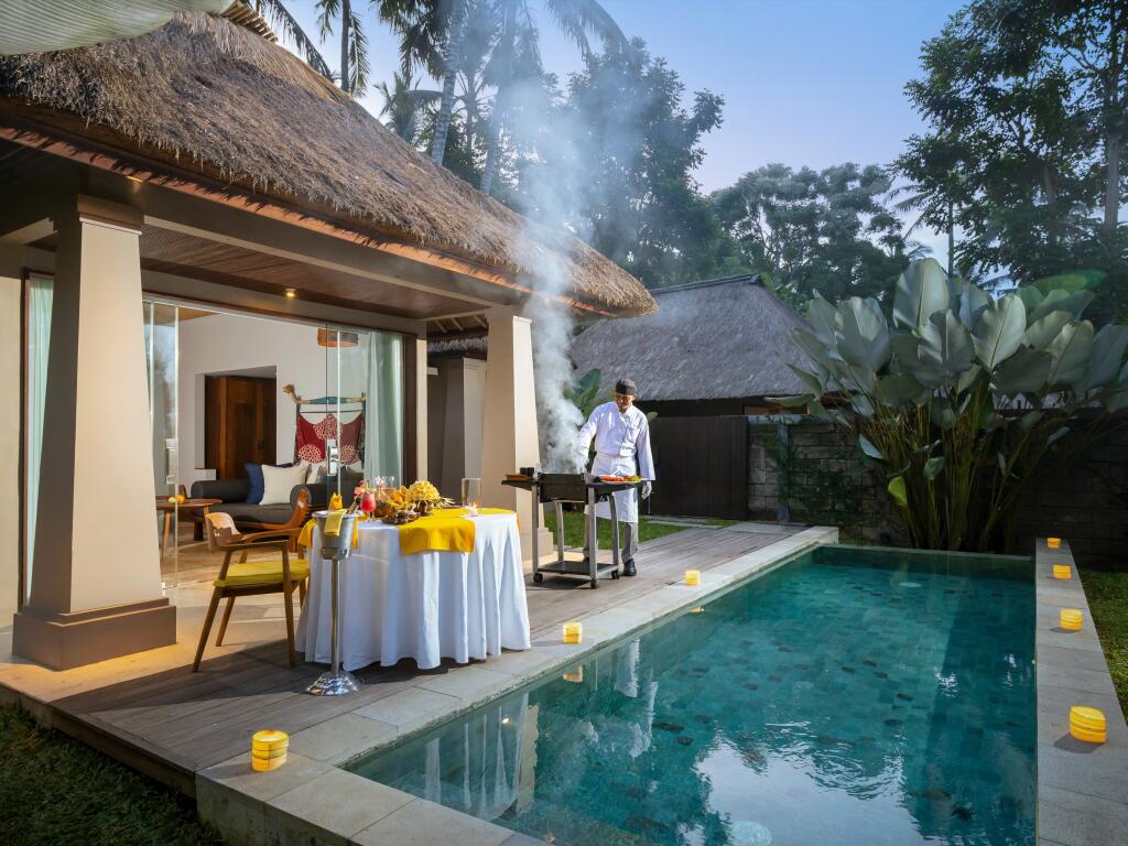 In-villa grill