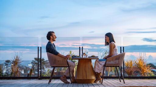 Pool Deck Candlelight Dinner