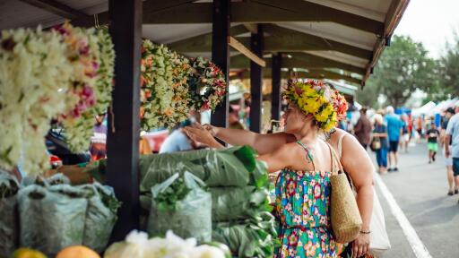 Enjoy fresh produce from local markets