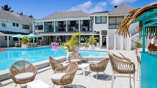 Poolside Setting