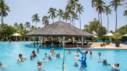 Pool Volleyball