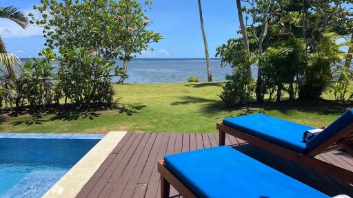 Beachfront Bure with Plunge Pool