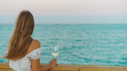 Sunset drinks on the deck
