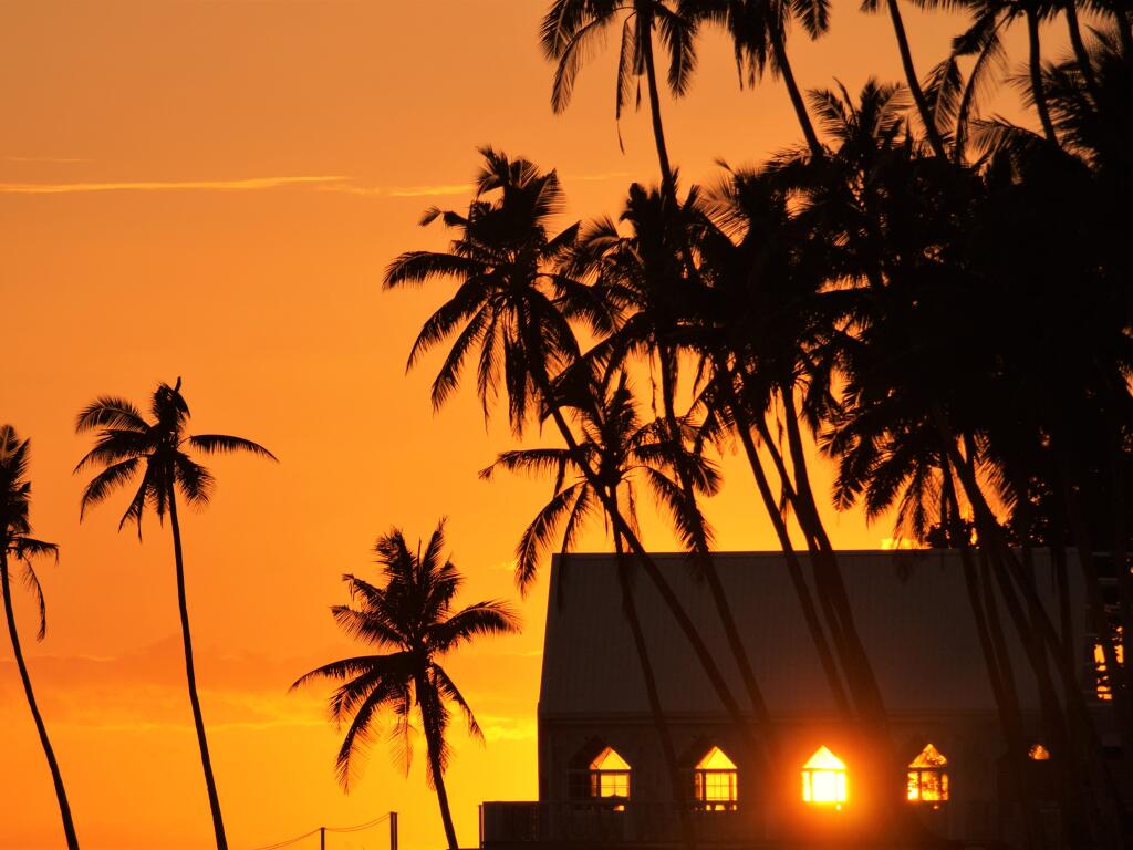 Chapel at sunset