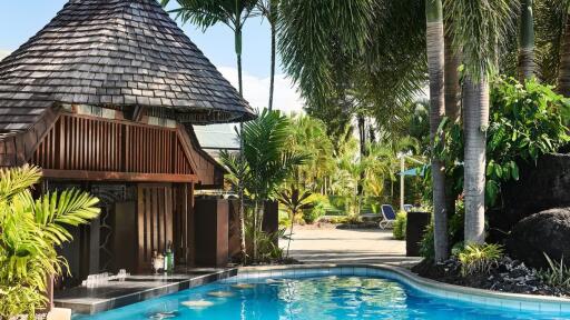 Swim Up Pool Bar