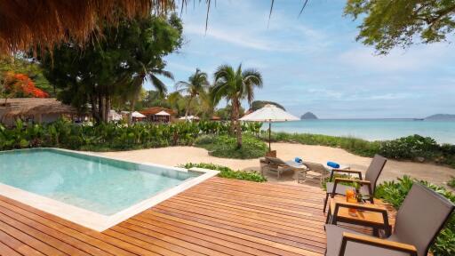 Beachfront Pool Villa