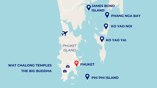 Phuket Region Map