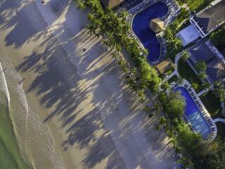 Aerial Beach & Pool