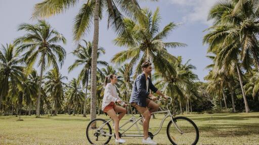 Tourism and Events Queensland - Bikes Thala Beach