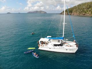 Whitsunday Adventurer - At Anchor and Activities