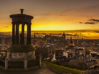 Sunset Over Edinburgh