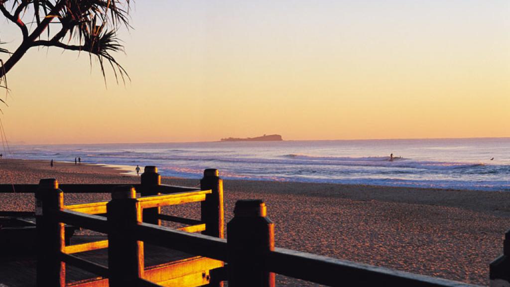 Maroochydore View to Old Woman Island