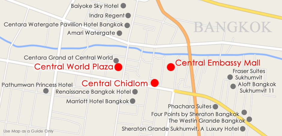 Bangkok Shopping Map [HD]