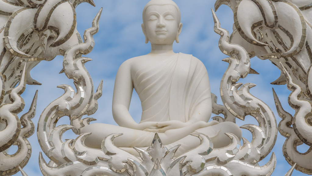 Thailand - Generic - White Temple Buddha [HD]