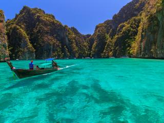 Phi Phi, Phi Phi Islands, Boat, Thailand,