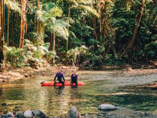 Floating on the Mossman River