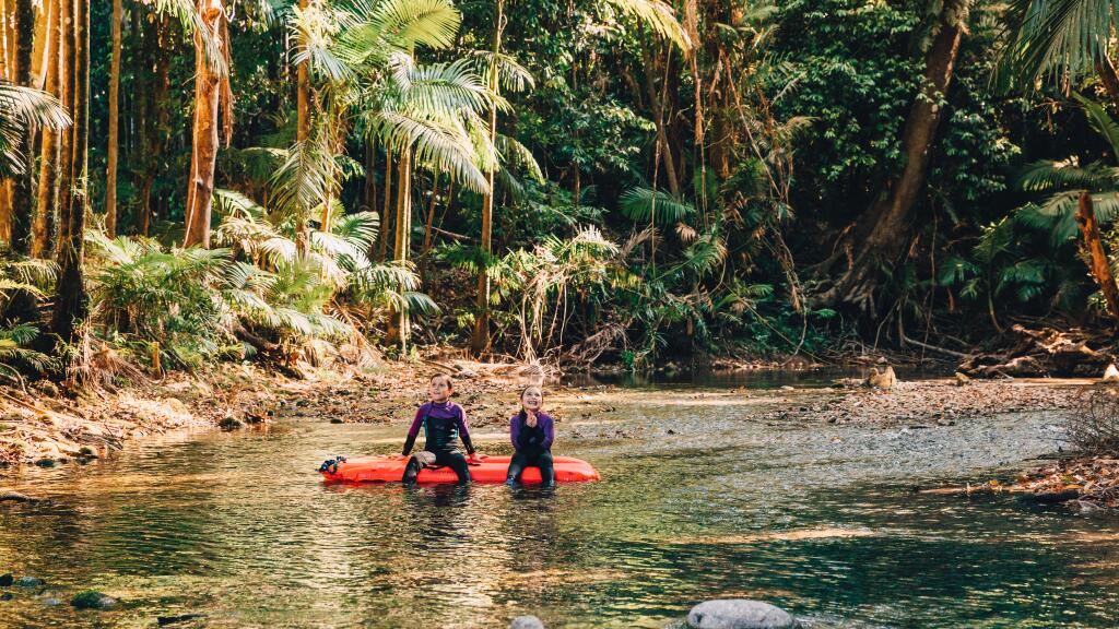 Mossman River - Floating in the rainforest