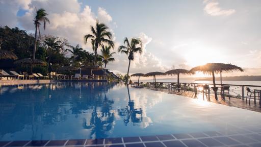 Pool at Sunset