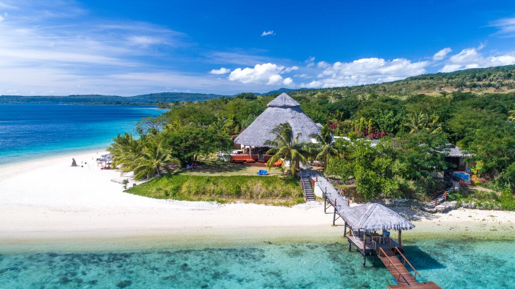 Aerial Jetty and Restaurant