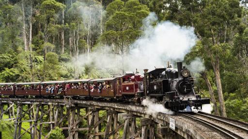 Puffing Billy Steam Train
