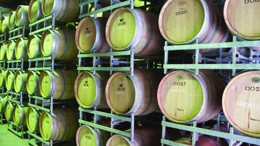 Winery Barrel Room