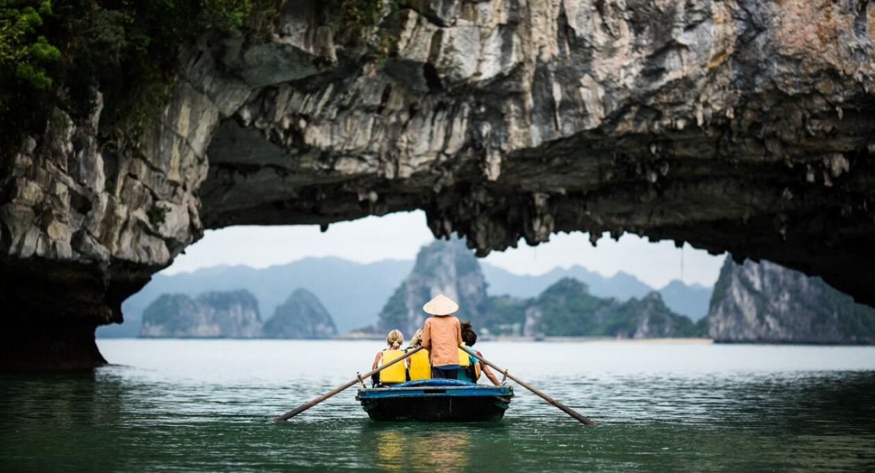 Ha Long Bay - Rowboat - Vietnam Tourism