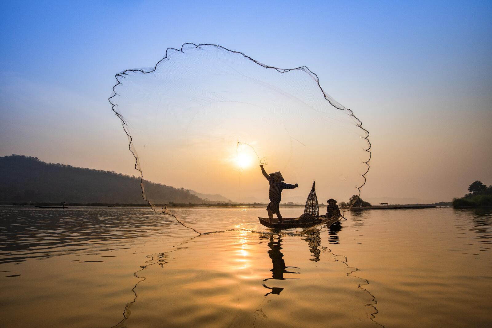Vietnam - Mekong Delta - Fisherman