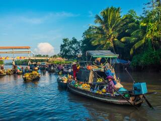Mekong Delta - Floating Markets - Vietnam Tourism