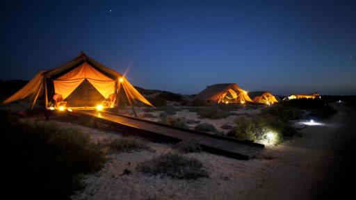 Campsite at Night